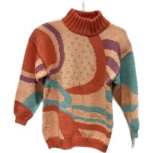 Renso Fabiani Vintage 80's Peach Sweater Size 1